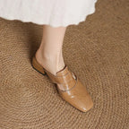 Maréa Genuine Leather Mules
