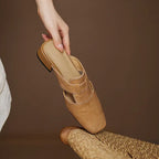 Maréa Genuine Leather Mules