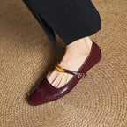 Édeline Leather Wedges