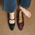 Édeline Leather Wedges
