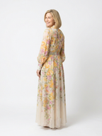 Cressida | Floral Sheer Long Sleeve Maxi Dress